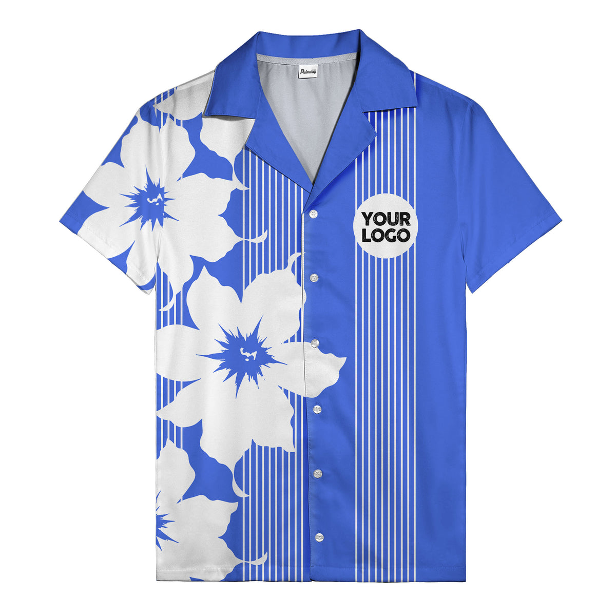 maple leaf & flag stripes patriotic custom multi color hawaiian shirt