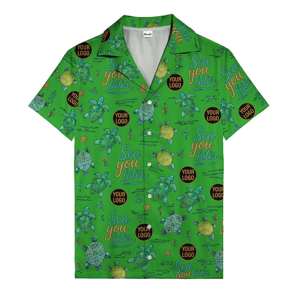 sea turtles & starfish sea you later cartoon hawaiian shirt
