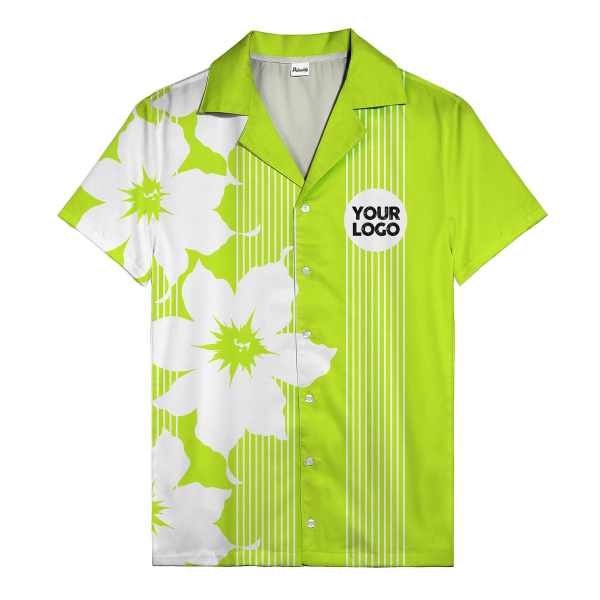 maple leaf & flag stripes patriotic custom multi color hawaiian shirt