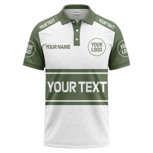 customizable logo & text sport jersey polo shirt for team gear
