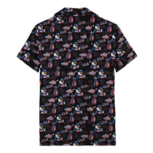 usa bald eagles golf bags fireworks hawaiian shirt for men