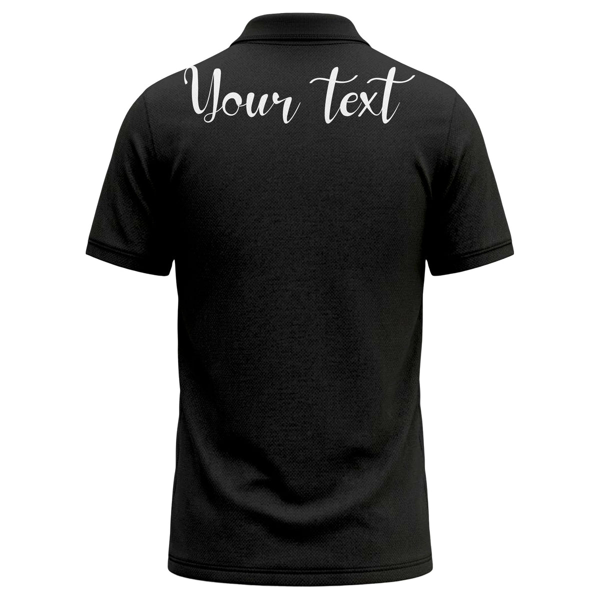 black white argyle diamond repeat pattern polo shirt with custom logo