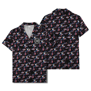 usa bald eagles golf bags fireworks hawaiian shirt for men