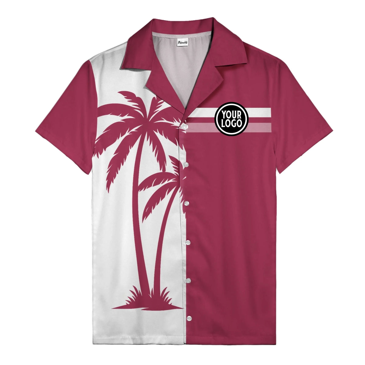 01_custom_multi_color_tropical_palm_tree_striped_polo_shirt_summer_beach_vibe