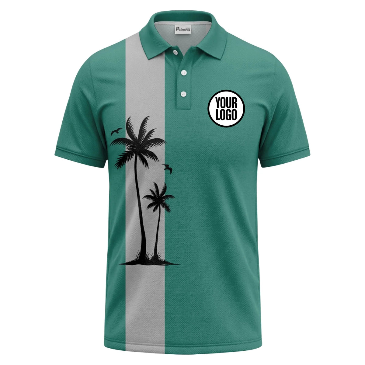01_custom_multi_color_tropical_palm_tree_striped_polo_shirt_summer_beach_vibe