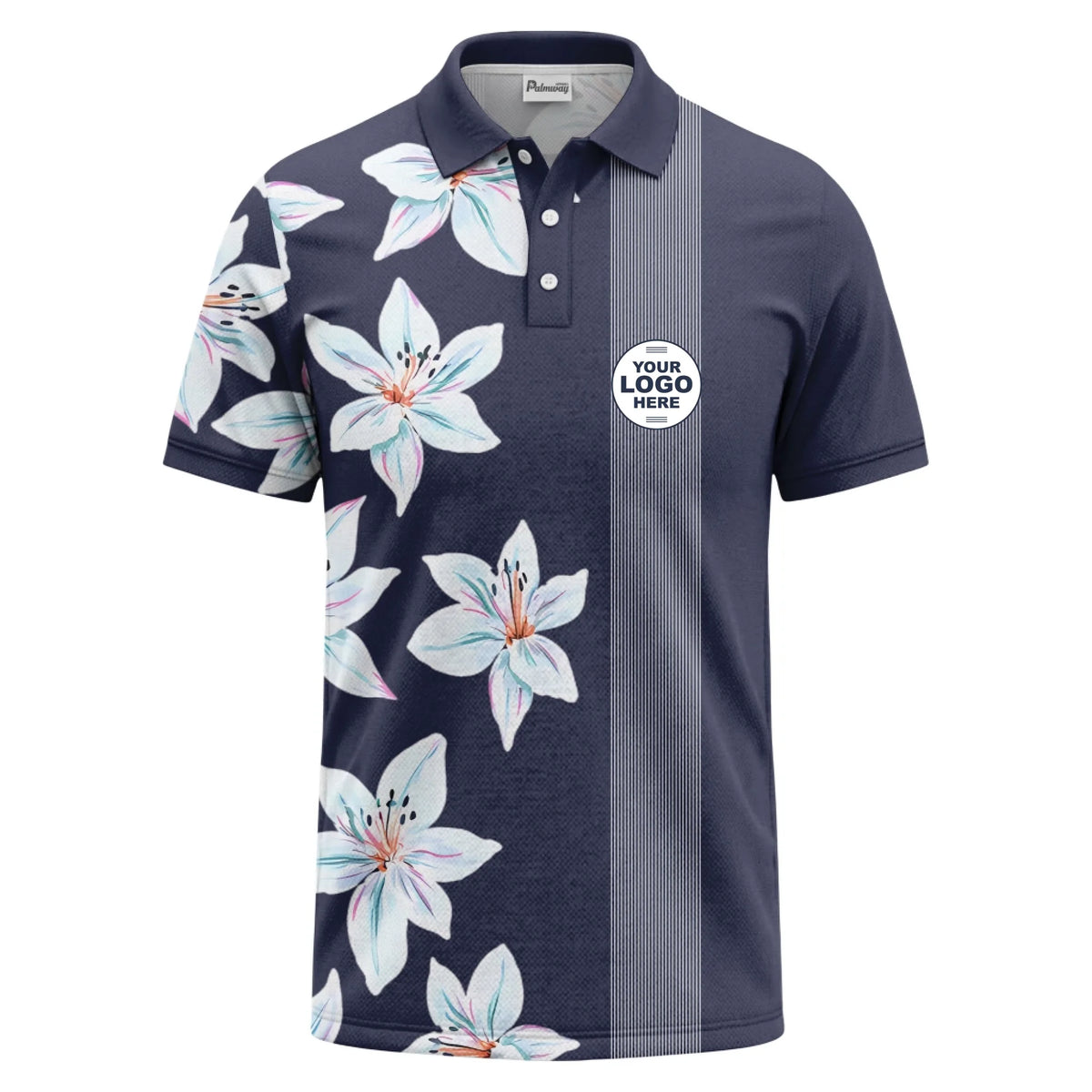 01_custom_multi_color_tropical_palm_tree_striped_polo_shirt_summer_beach_vibe