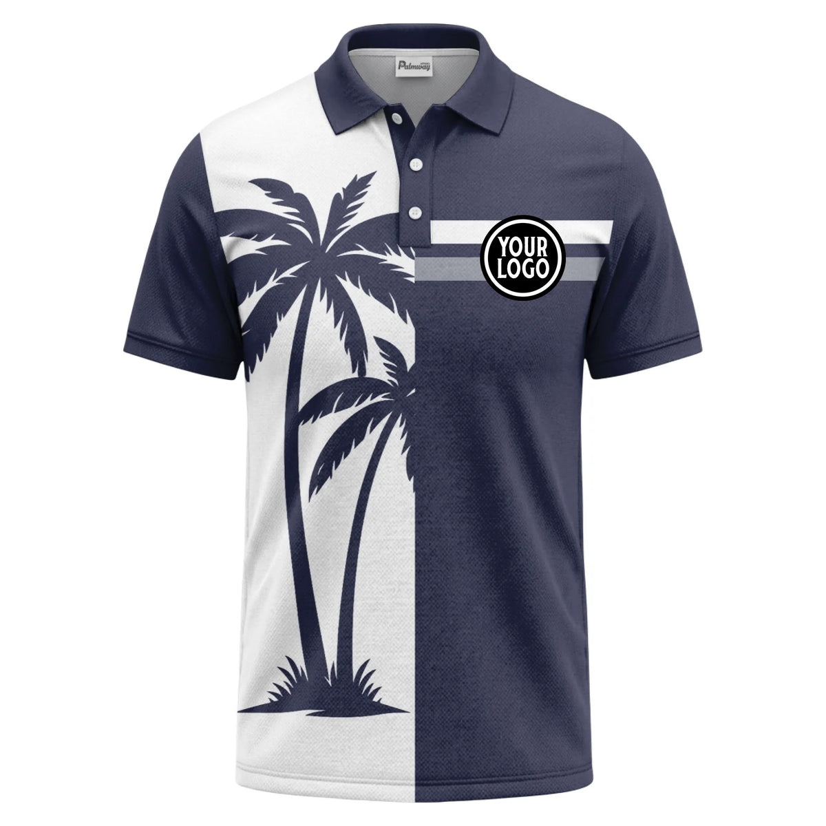 01_custom_multi_color_tropical_palm_tree_striped_polo_shirt_summer_beach_vibe