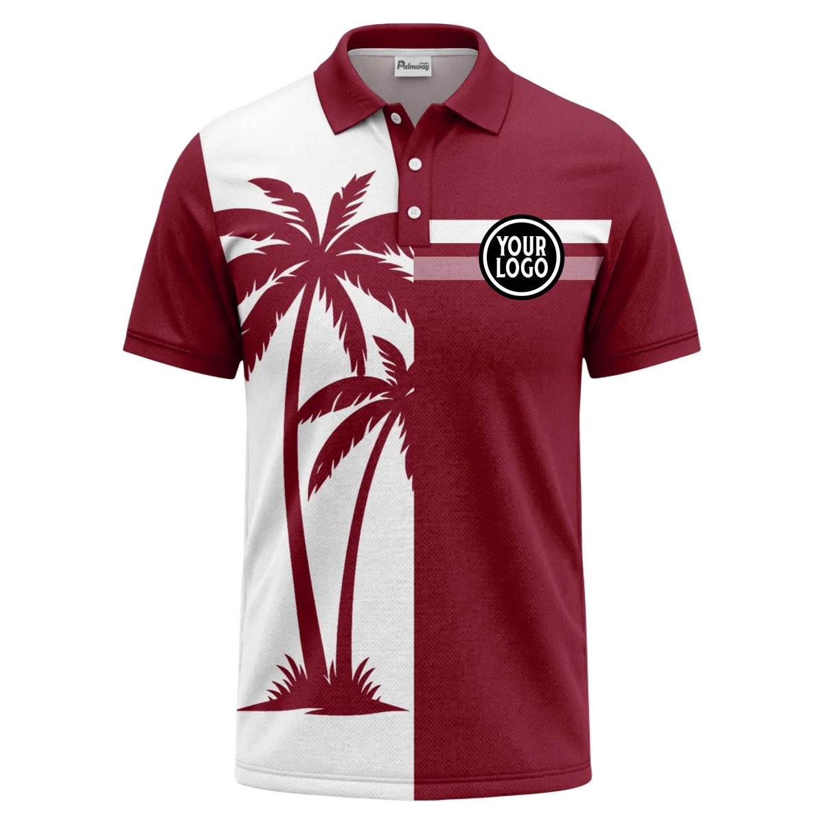 01_custom_multi_color_tropical_palm_tree_striped_polo_shirt_summer_beach_vibe