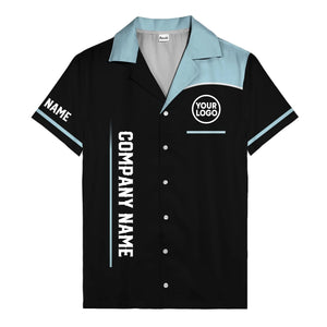 01_live-preview-green-stripe-logo-grid-corporate-uniform-hawaiian-shirt-for-men