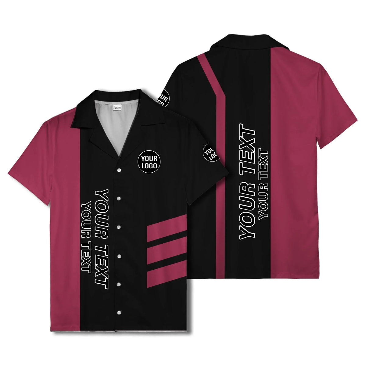 03_live-preview-blue-stripe-logo-custom-hawaiian-shirt-for-men