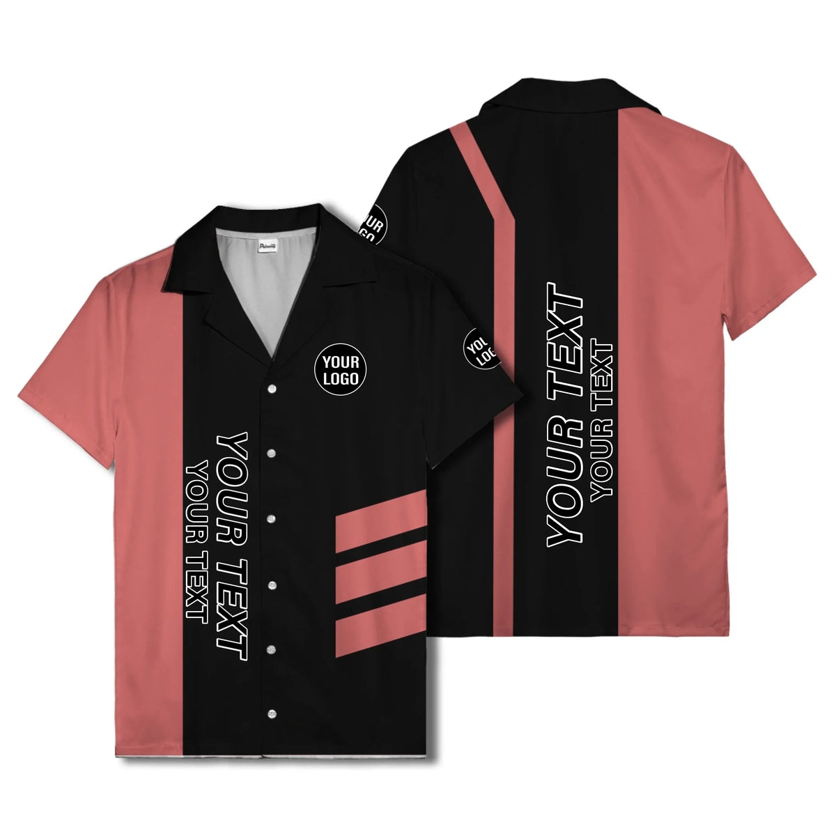 03_live-preview-blue-stripe-logo-custom-hawaiian-shirt-for-men