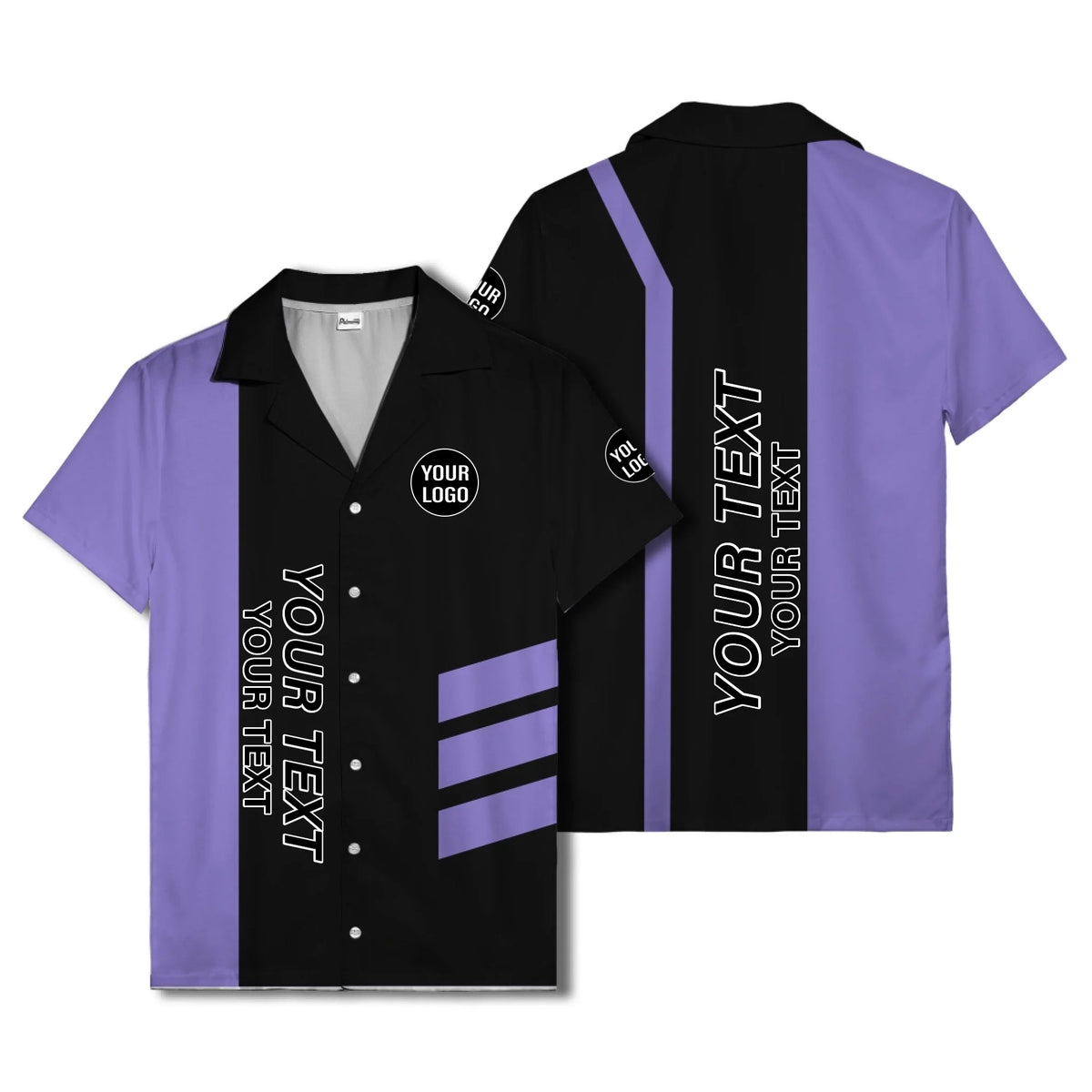 03_live-preview-blue-stripe-logo-custom-hawaiian-shirt-for-men