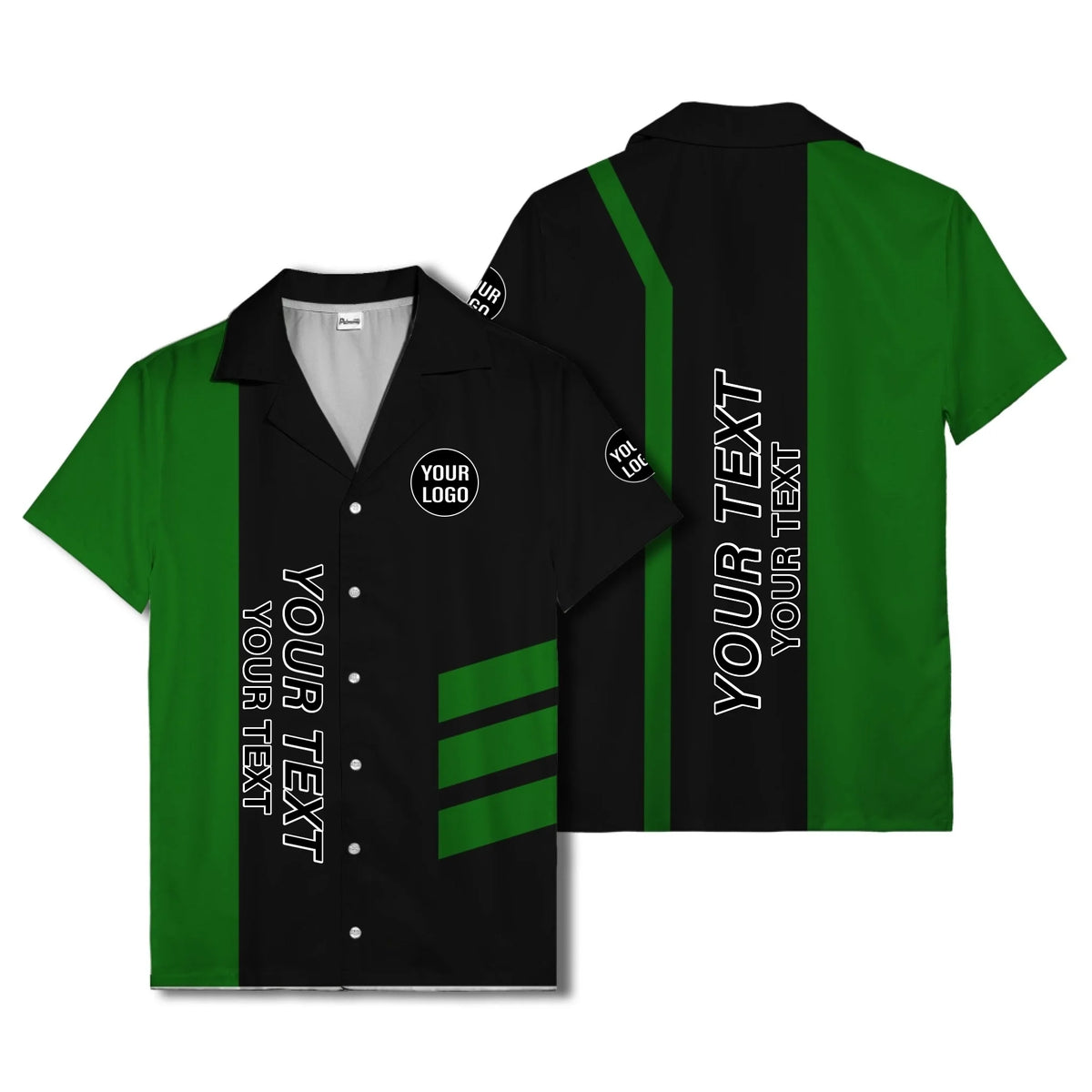 03_live-preview-blue-stripe-logo-custom-hawaiian-shirt-for-men