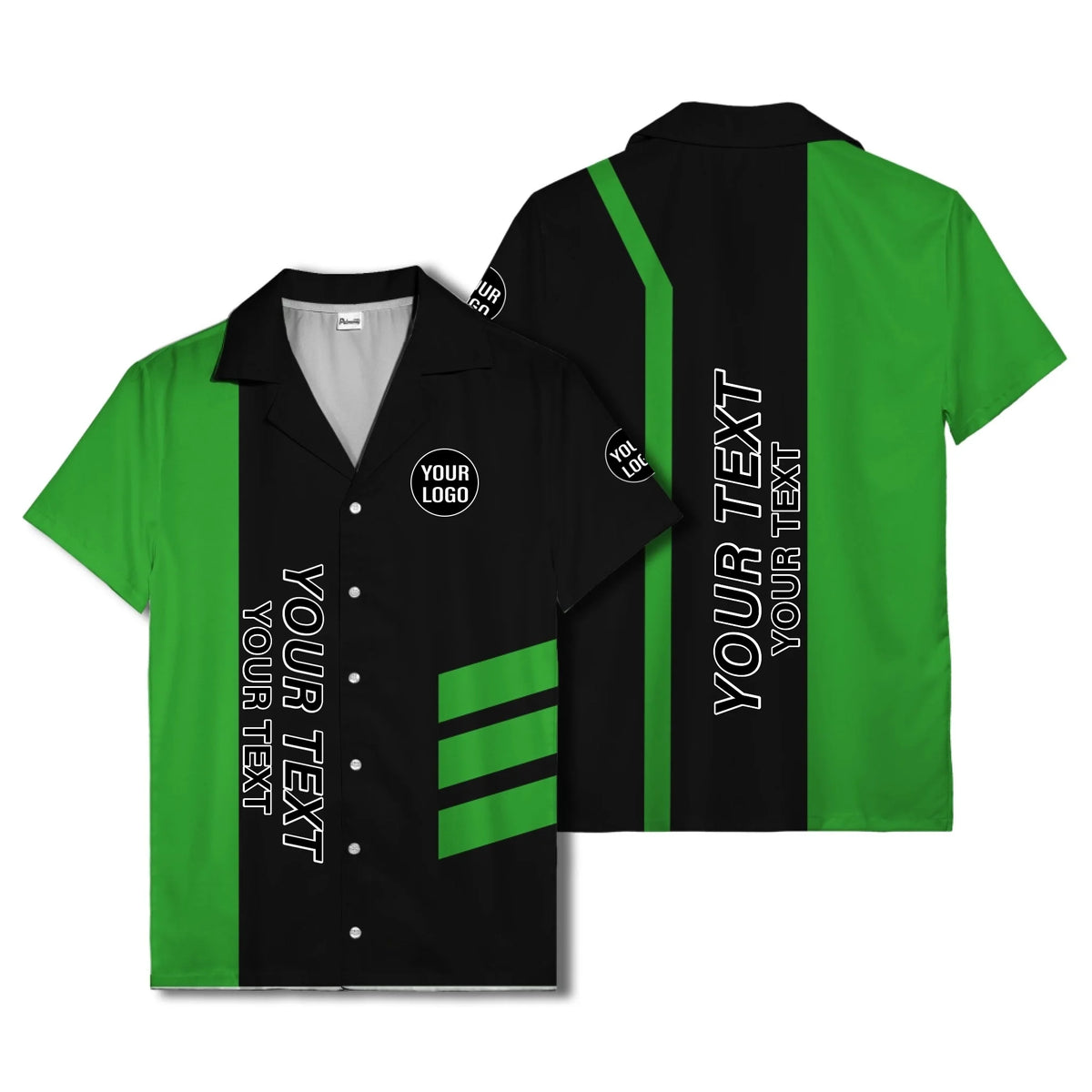 03_live-preview-blue-stripe-logo-custom-hawaiian-shirt-for-men