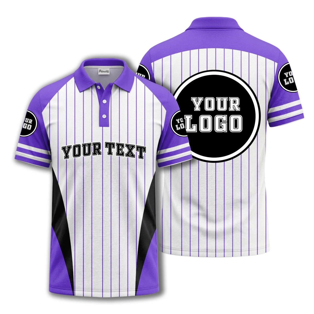 03_live-preview-baseball-jersey-pinstripe-polo-shirt-with-customizable-text-team-logos