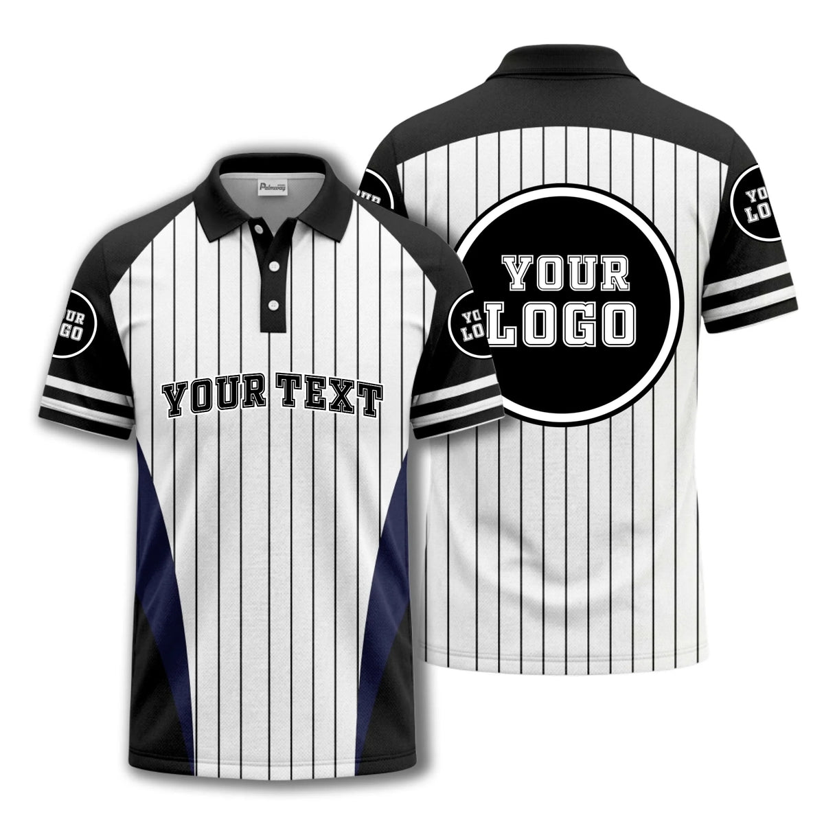 03_live-preview-baseball-jersey-pinstripe-polo-shirt-with-customizable-text-team-logos